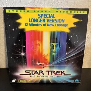 Star Trek Motion Picture Laserdisc LD 2 Disc Movie Special Longer Version